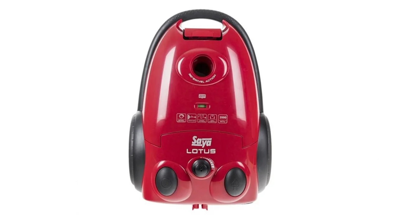 جاروبرقی با پاکت سایا مدل لوتوس ا SAYA Lotus-LVC Vacuum Cleaner